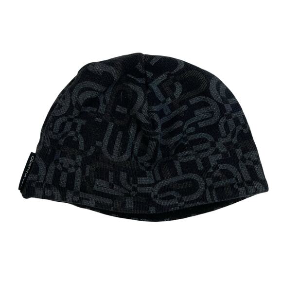 OBERMEYER Juniors One Size OS Ski Hat Cap Beanie Knit Black - Picture 1 of 10